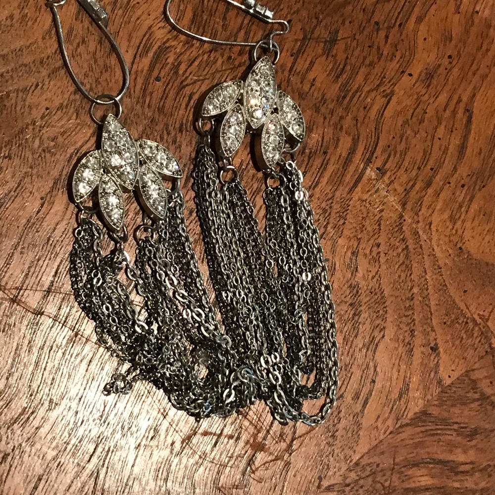 Fun Crystal long earrings